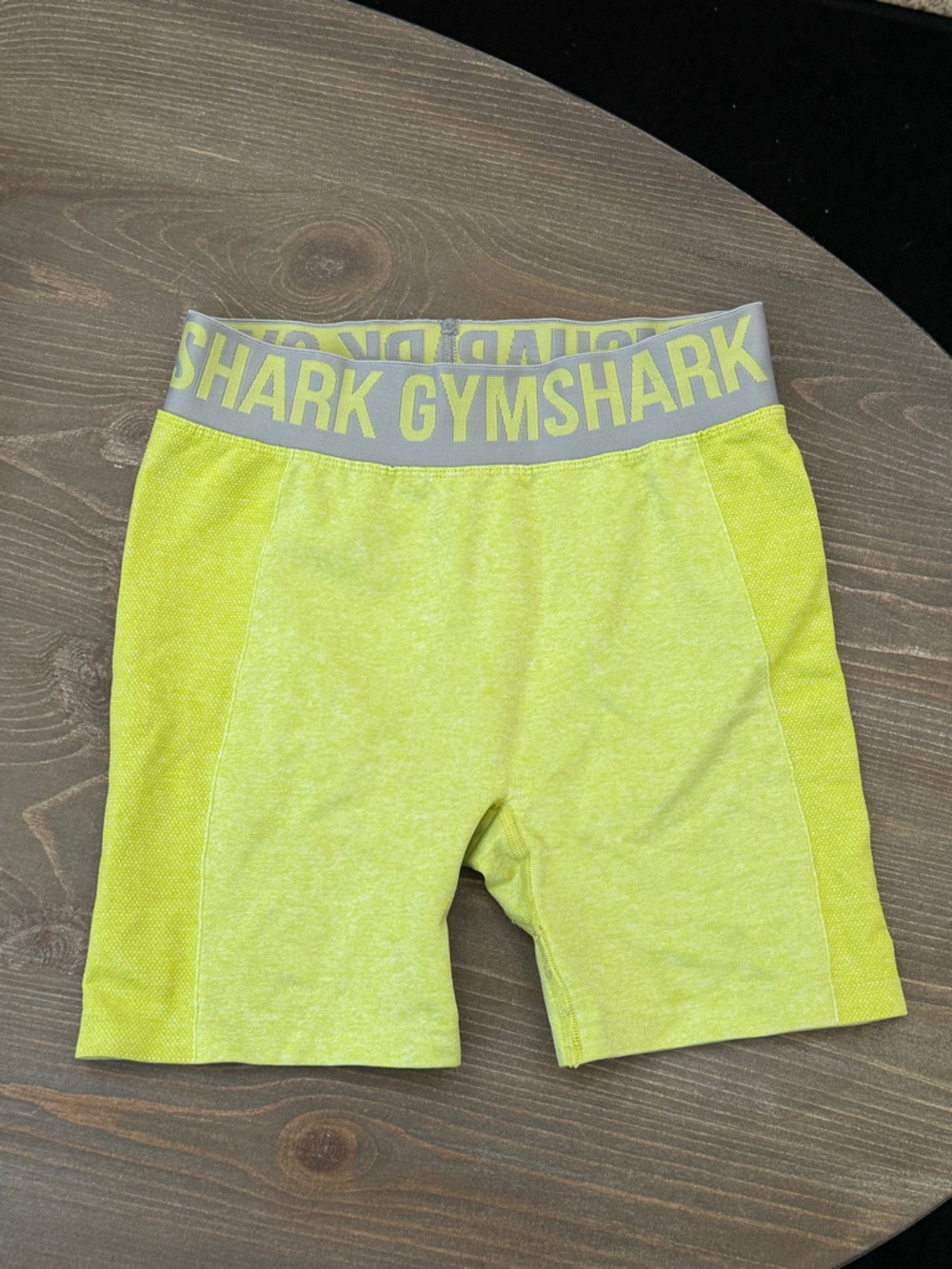 Gymshark Neon Lime Seamless Workout shorts